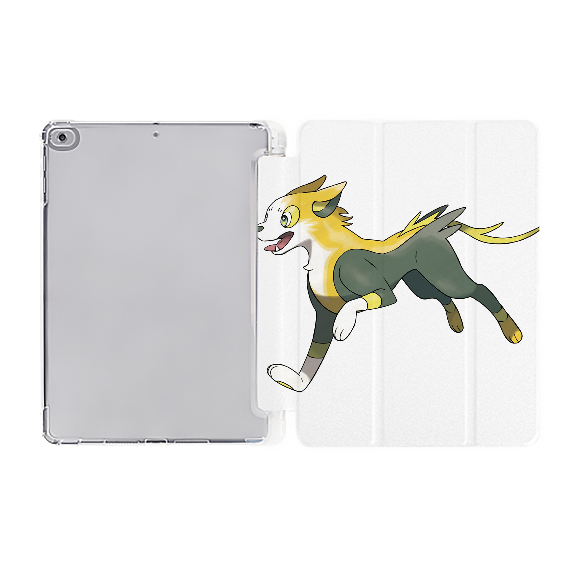 （画像用） ポケットモンスター Pokémon IPad ケース ペン収納付き 三つ折りスタンド PUレザー×シリコン 対応機種9.5/10.5/10.9インチ